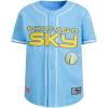 Big Boys WNBA Mesh Button Down Top(University Blue)