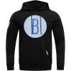PRO STANDARD Mens NBA Wingspan Fleece Crewneck Sweatshirt(Black)