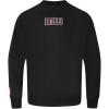 PRO STANDARD Mens NBA Wingspan Fleece Crewneck Sweatshirt(Washed Black)