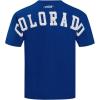 PRO STANDARD Mens NHL Wingspan Cotton Short Sleeve Tee(Dodger Blue)