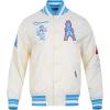 Eggshell/ University Blue