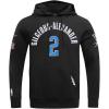Pro Standard NBA mens Mens Nba Oklahoma City Thunder Classic Player Cotton Double Knit Pull Over Hoodie(Black)
