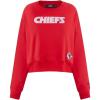 Womens NFL Game Day Classics Cotton Double Knit Crewneck Sweatshirt(Red)