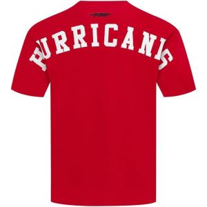 PRO STANDARD Mens NHL Wingspan Cotton Short Sleeve Tee(Red)