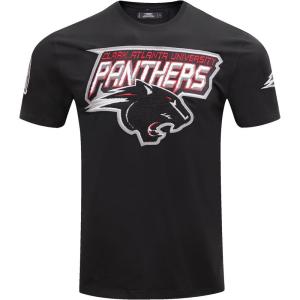Pro Standard Mens Clark Atlanta University Classic Chenille Short Sleeve Tee Black L
