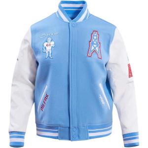 Pro Standard Mens NFL Retro Classics Varsity Jacket(University Blue/White)