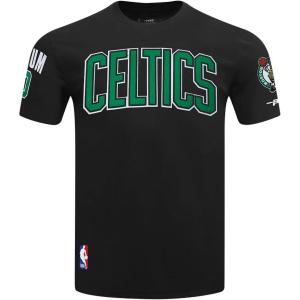 Pro Standard NBA Mens Mens NBA Boston Celtics Classic Player Cotton Short Sleeve Tee(Black)