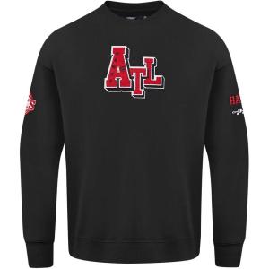 Pro Standard NBA mens Mens Nba Best of Fleece Crewneck Sweatshirt(Black)