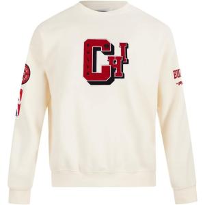 Pro Standard NBA mens Mens Nba Best of Fleece Crewneck Sweatshirt(Eggshell)