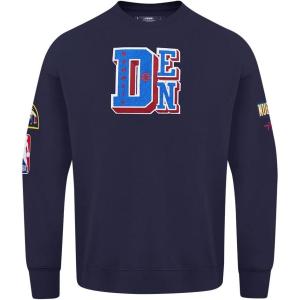 Pro Standard NBA mens Mens Nba Best of Fleece Crewneck Sweatshirt(Midnight Navy)