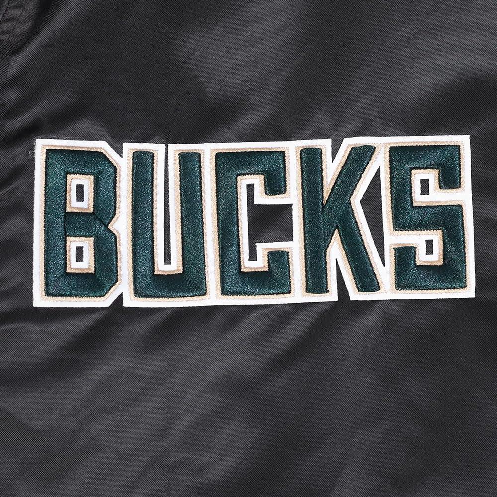 image:imageMens NBA Souvenir Satin JacketBlack