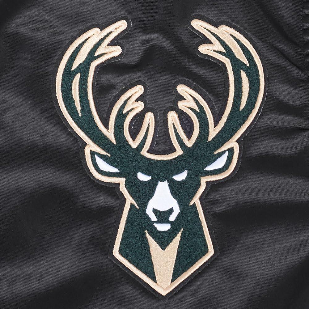 image:imageMens NBA Souvenir Satin JacketBlack