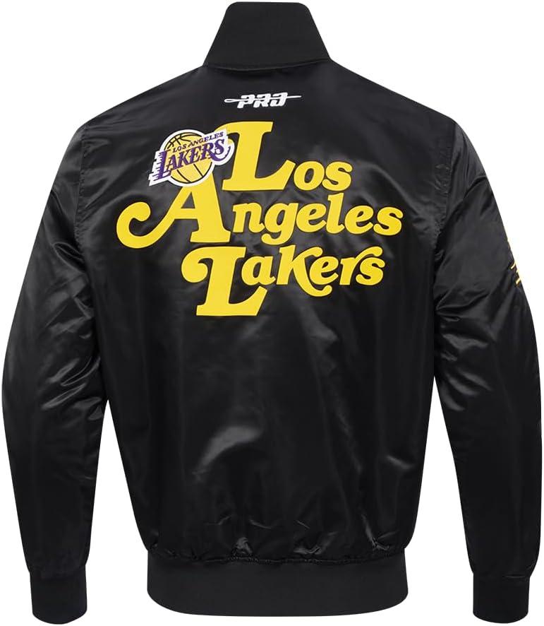 image:imageMens NBA Souvenir Satin JacketBlack