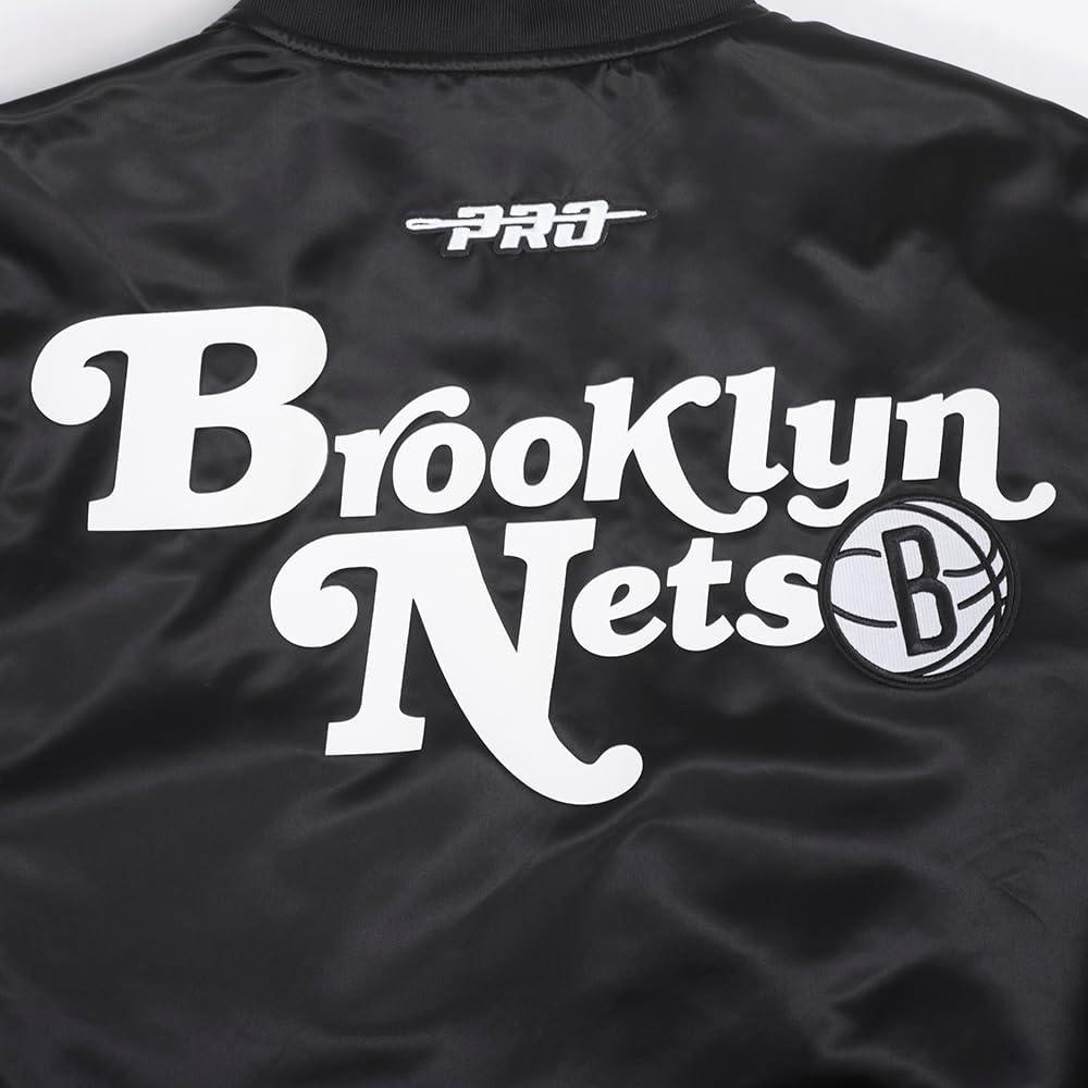 image:imageMens NBA Souvenir Satin JacketBlack