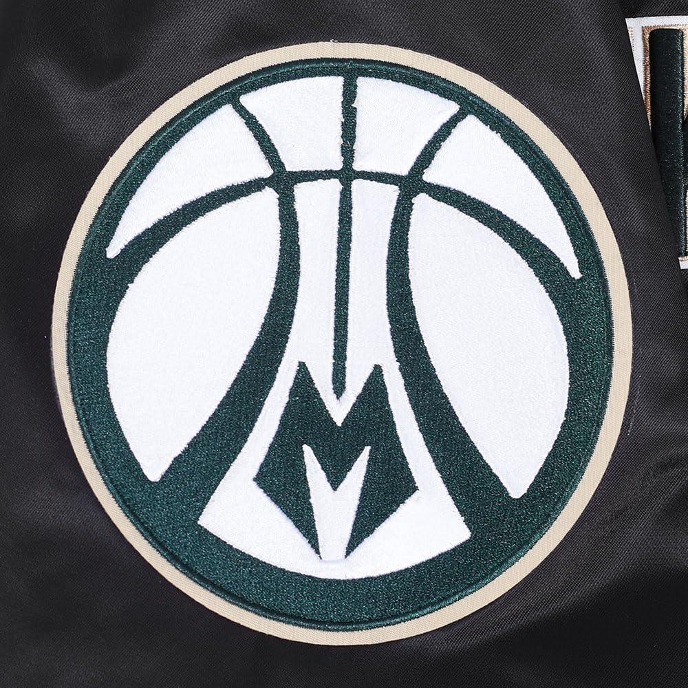 image:imageMens NBA Souvenir Satin JacketBlack