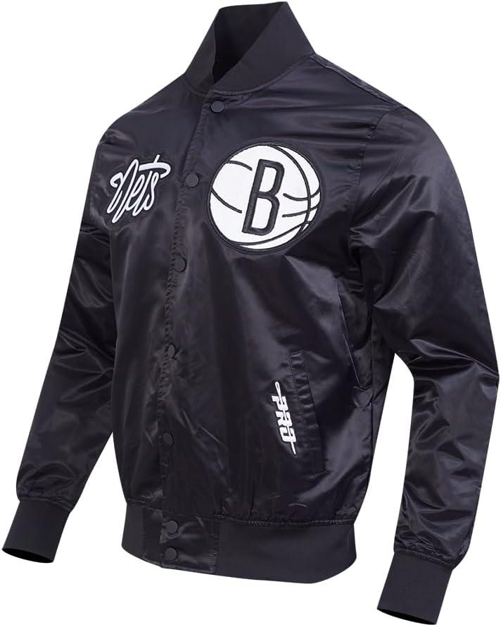 image:imageMens NBA Souvenir Satin JacketBlack