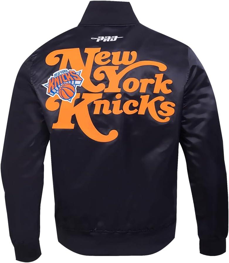 image:imageMens NBA Souvenir Satin JacketBlack