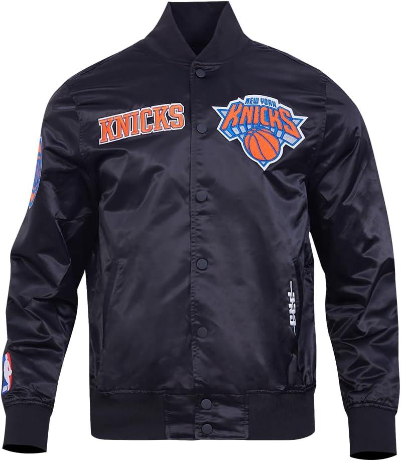 image:imageMens NBA Souvenir Satin JacketBlack