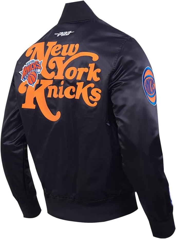 image:imageMens NBA Souvenir Satin JacketBlack
