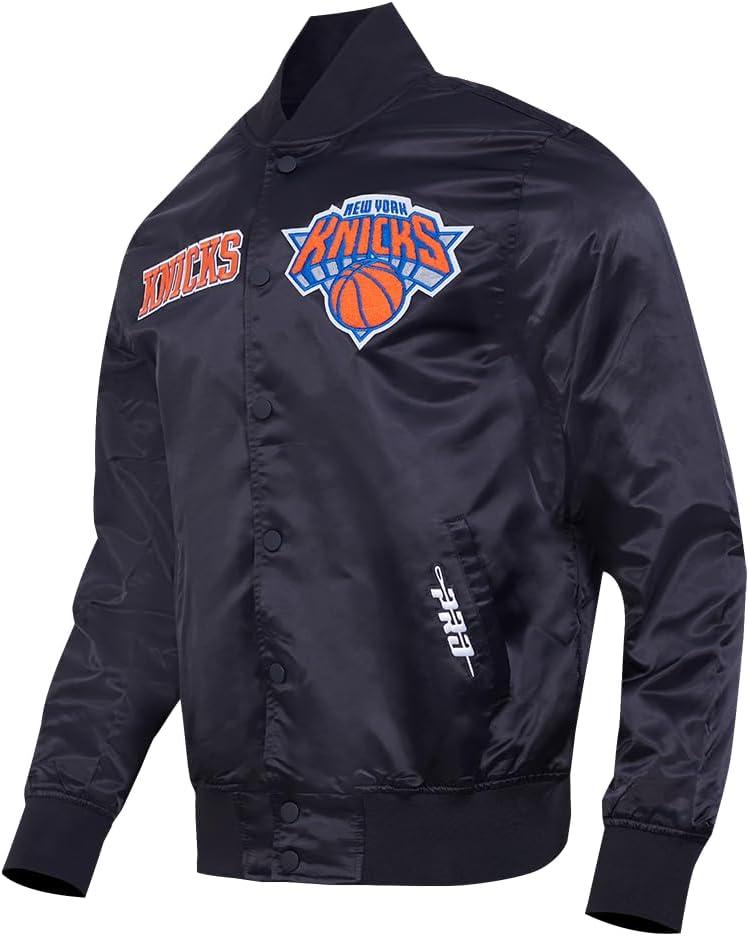 image:imageMens NBA Souvenir Satin JacketBlack