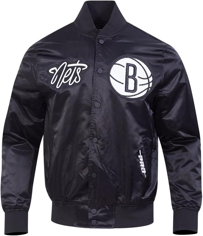 image:imageMens NBA Souvenir Satin JacketBlack