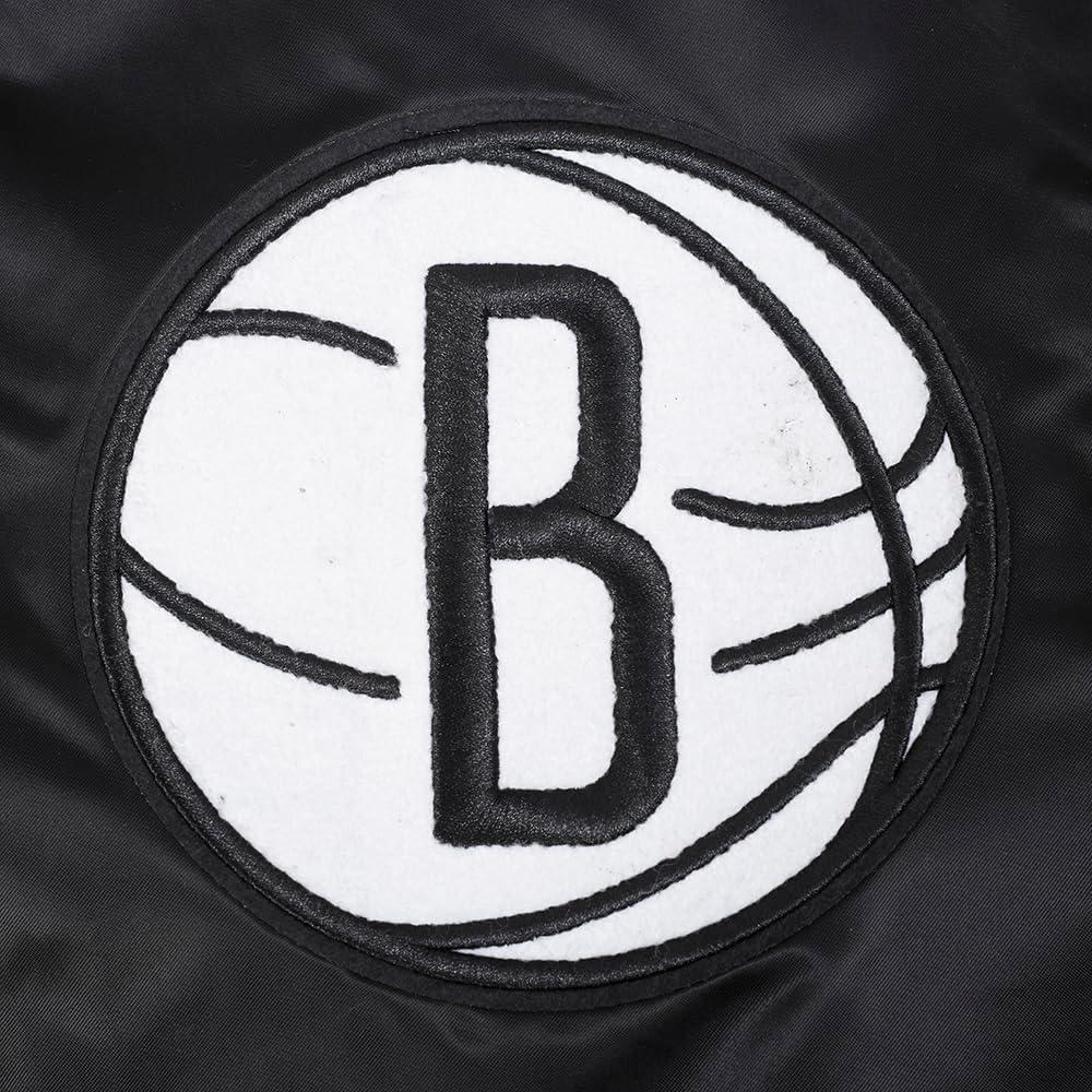 image:imageMens NBA Souvenir Satin JacketBlack