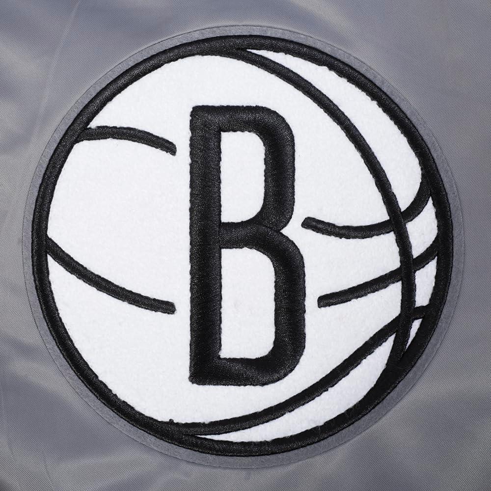 image:imageMens NBA Souvenir Satin JacketGray