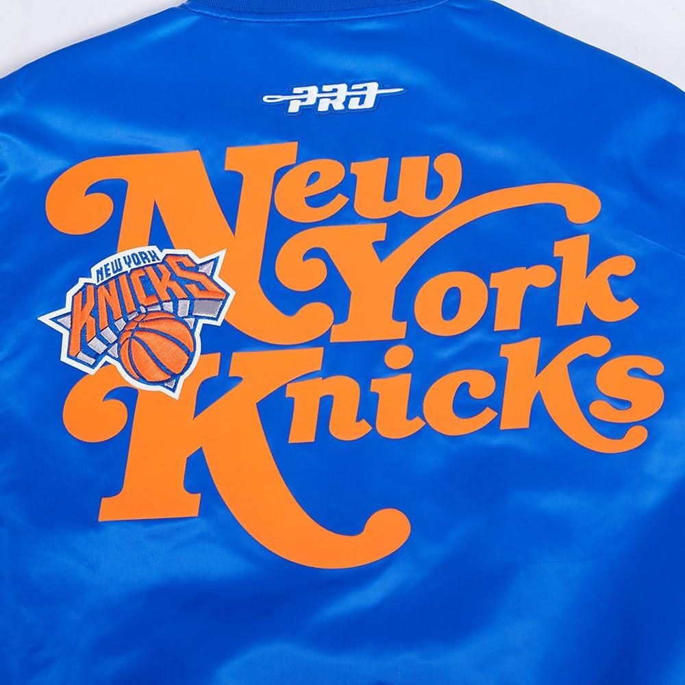 image:imageMens NBA Souvenir Satin JacketRoyal Blue