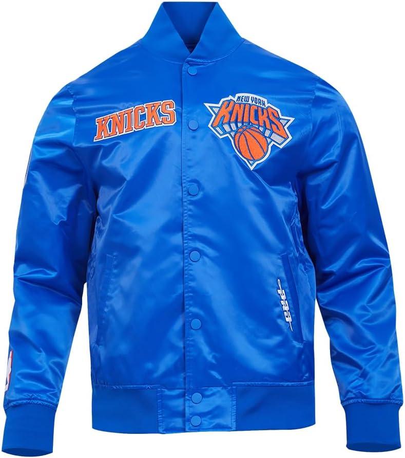 image:imageMens NBA Souvenir Satin JacketRoyal Blue