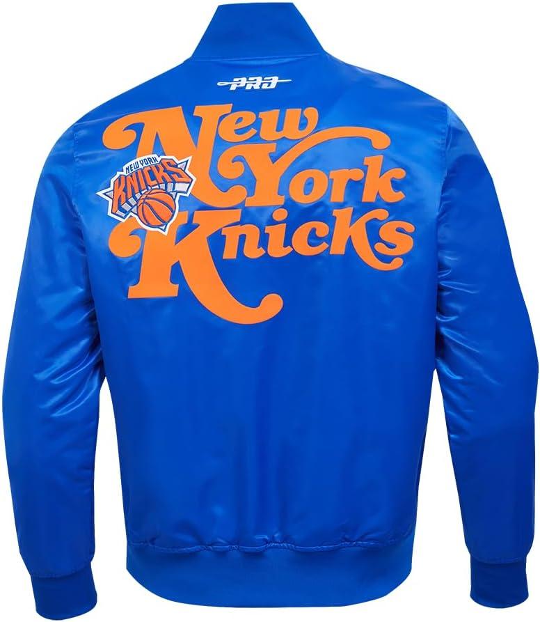 image:imageMens NBA Souvenir Satin JacketRoyal Blue