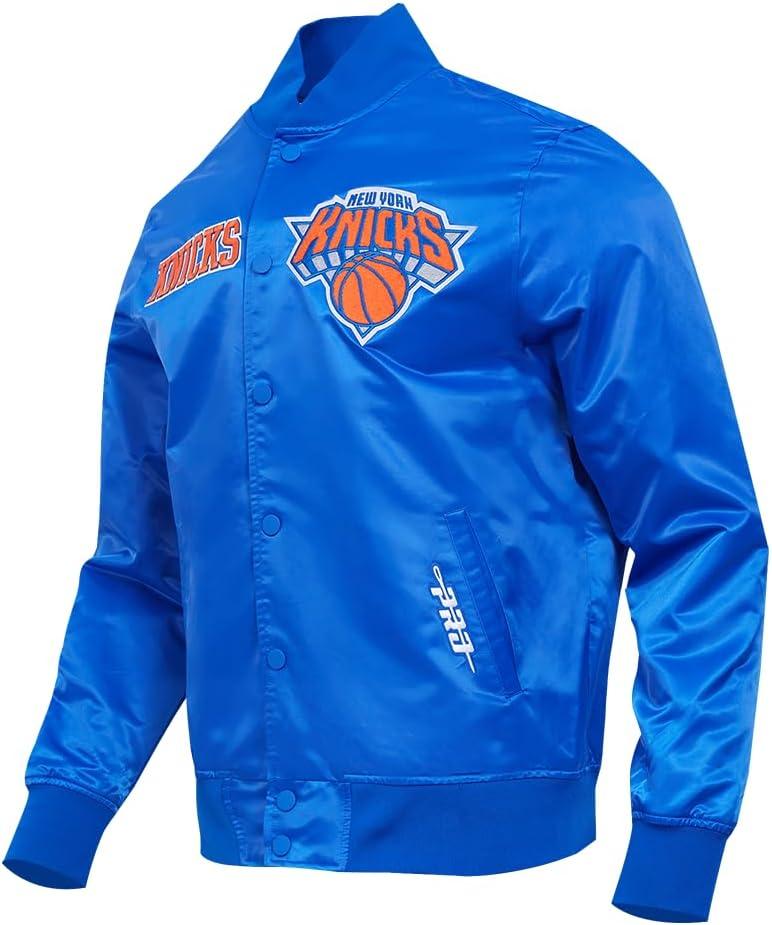 image:imageMens NBA Souvenir Satin JacketRoyal Blue