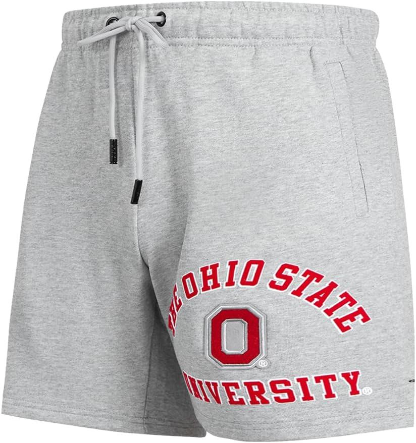 image:imagePro Standard Mens College Classic Chenille Brushed Back French Terry Fleece ShortHeather Grey