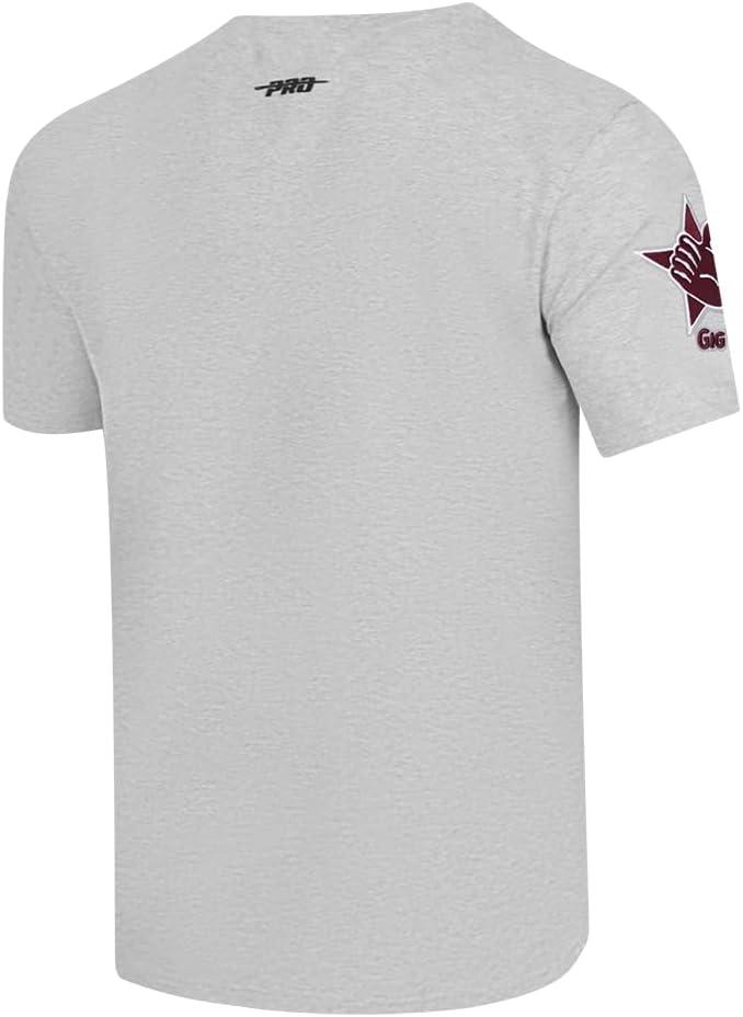 image:imagePro Standard Mens Mens College College Classic Chenille Cotton Single Short Sleeve TeeBlack