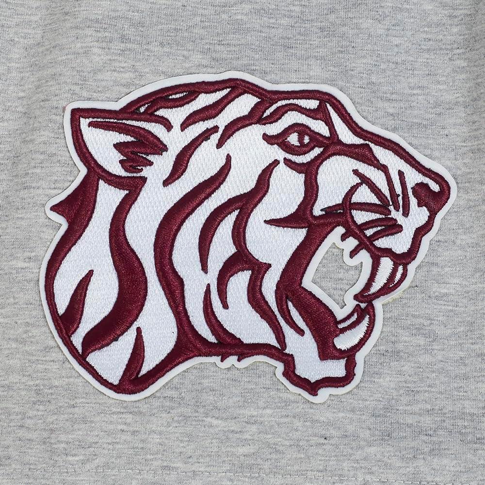 image:imagePro Standard Mens Mens College College Classic Chenille Cotton Single Short Sleeve TeeWine