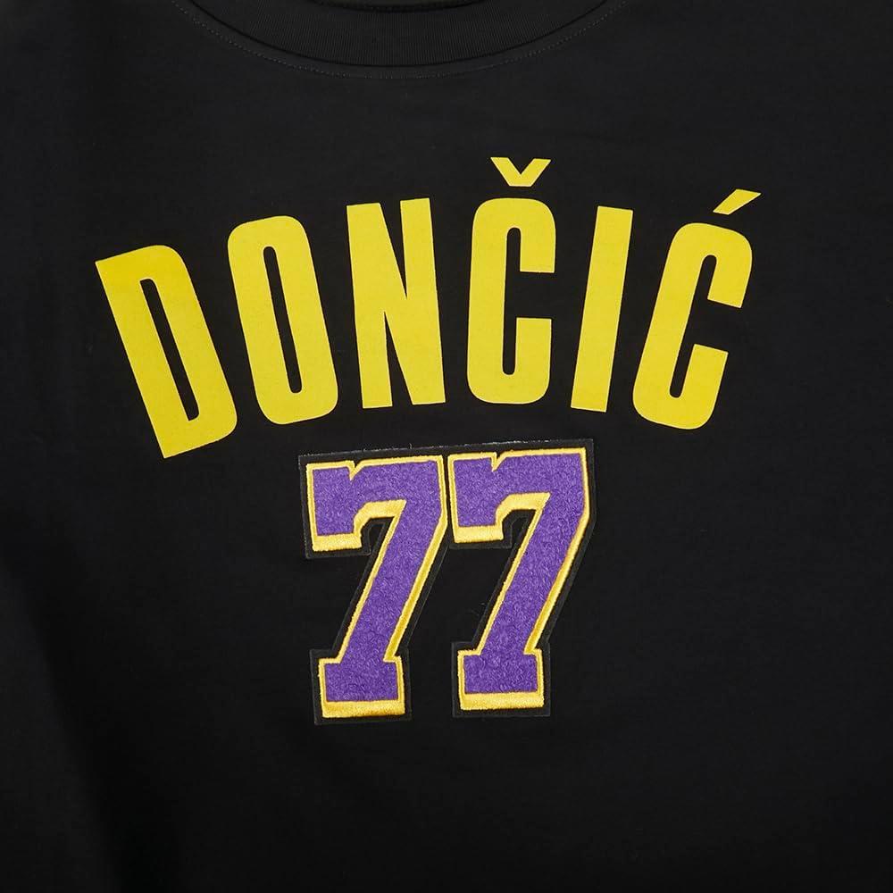 image:imagePro Standard NBA Womens Womens NBA Los Angeles Lakers Classic Player Cotton Short Sleeve Boxy TeeBlack