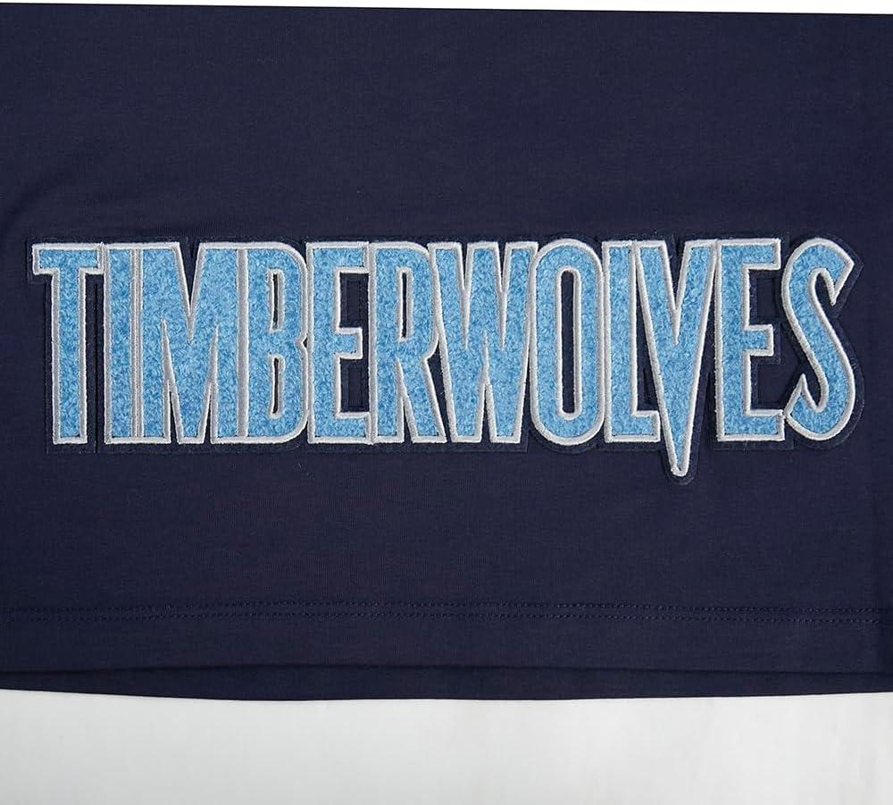 image:imagePro Standard NBA Womens Womens NBA Minnesota Timberwolves Classic Player Cotton Short Sleeve Boxy TeeTeam Color