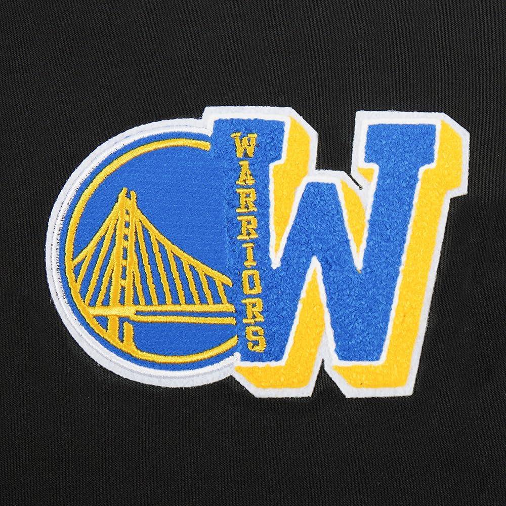 image:imagePro Standard NBA womens Womens Nba Mash Up Brushed Back French Terry Cropped Pullover HoodieBlack