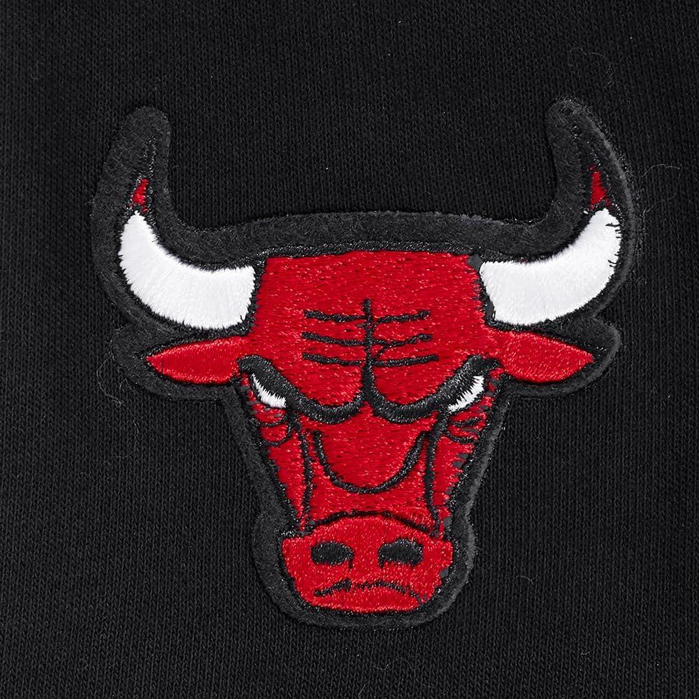 image:imagePro Standard NBA womens Womens Nba Mash Up Brushed Back French Terry Cropped Pullover HoodieBlackRedBlack