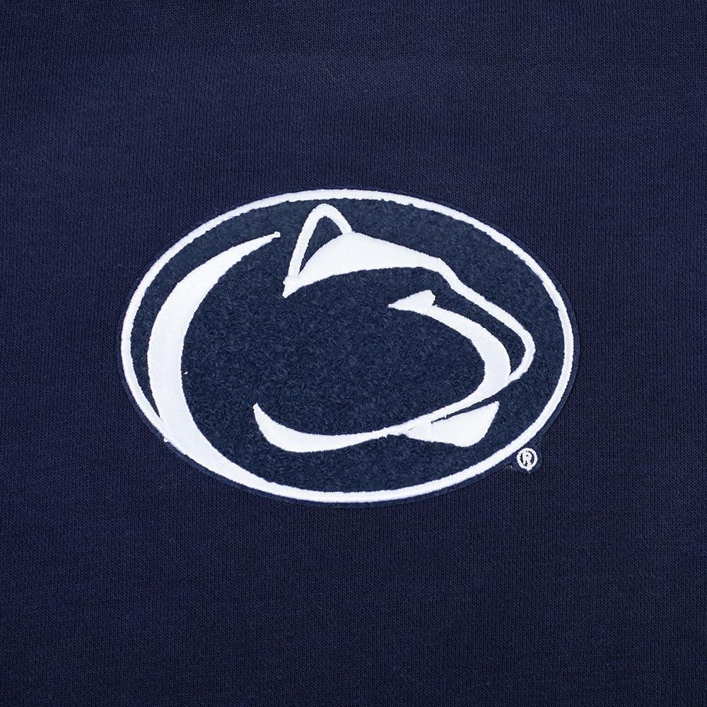 image:imagePro Standard NCAA womens Womens College Classic Chenille Brushed Back French Terry Crewneck SweatshirtMidnight Navy
