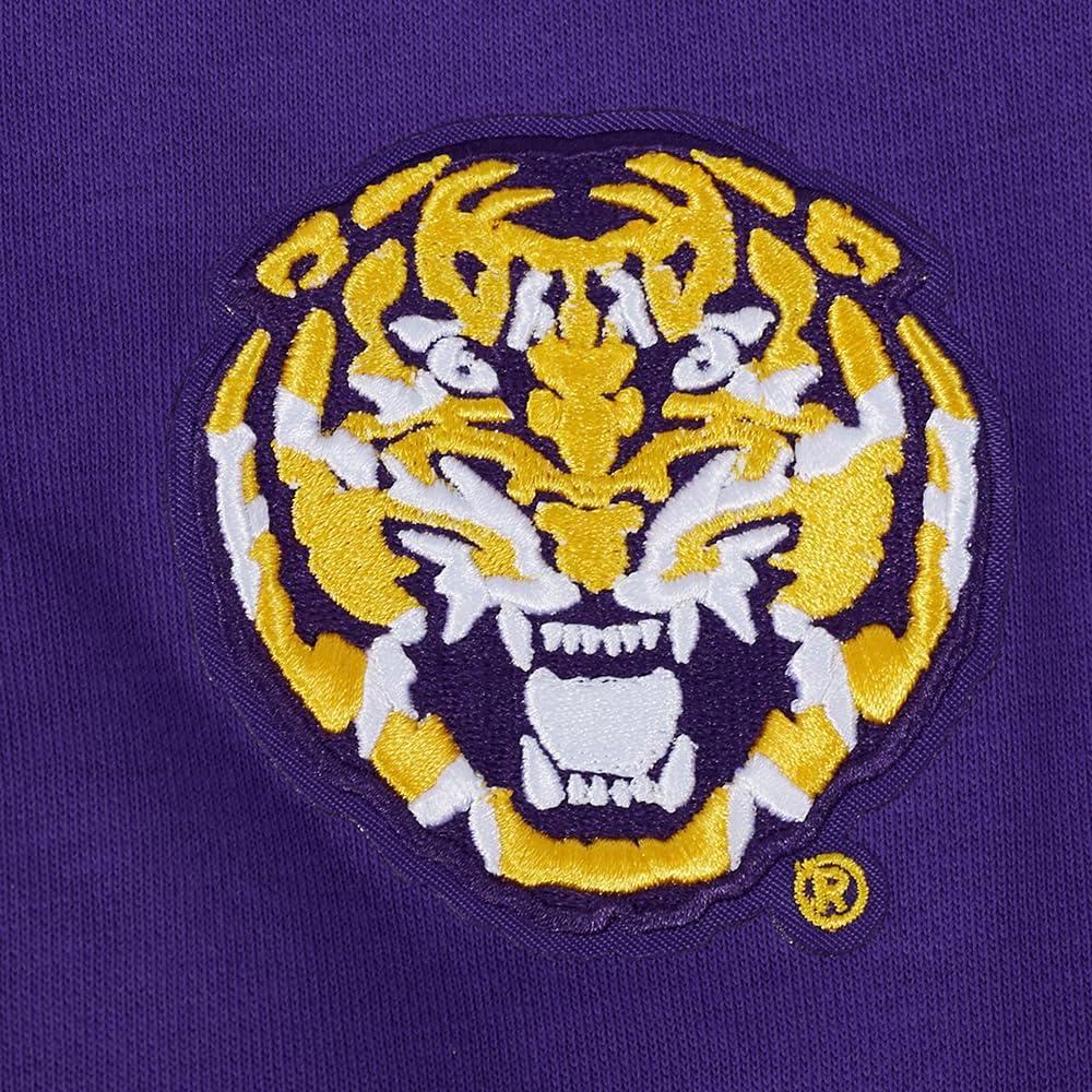 image:imagePro Standard NCAA womens Womens College Classic Chenille Brushed Back French Terry Crewneck SweatshirtPurple