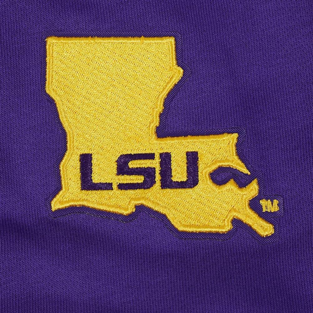 image:imagePro Standard NCAA womens Womens College Classic Chenille Brushed Back French Terry Crewneck SweatshirtPurple