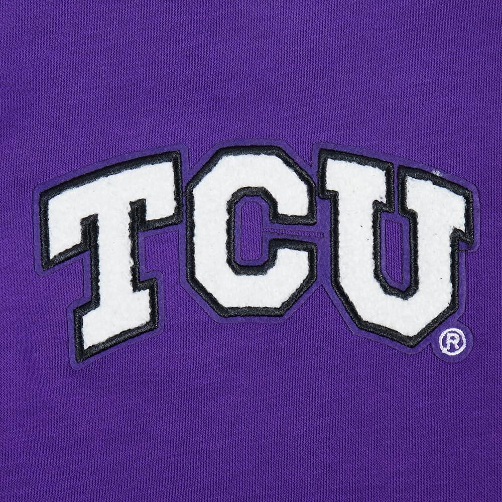 image:imagePro Standard NCAA womens Womens College Classic Chenille Brushed Back French Terry Crewneck SweatshirtPurple