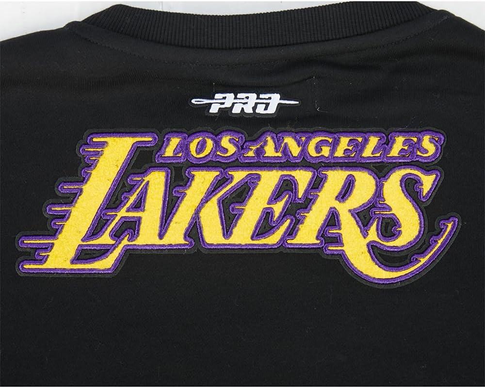 image:imagePro Standard Womens NBA Los Angeles Lakers Classic Player Cropped Pullover SweatshirtBlack
