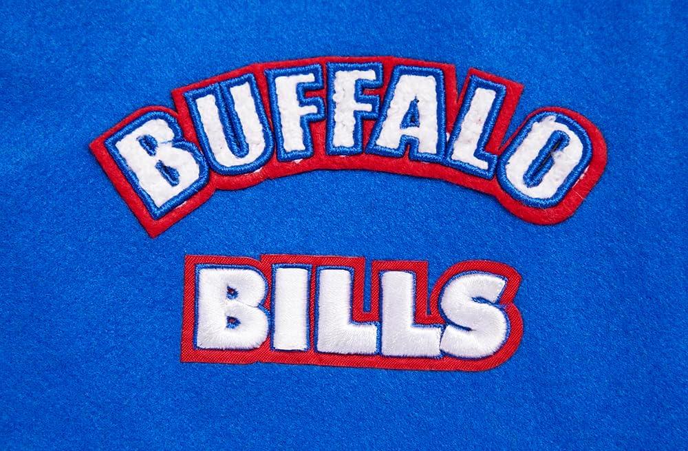 image:imagePro Standard Womens NFL Retro Classics Varsity JacketRoyal BlueRed