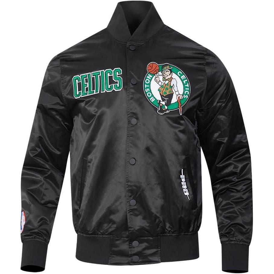 image:imageMens NBA Souvenir Satin JacketBlack