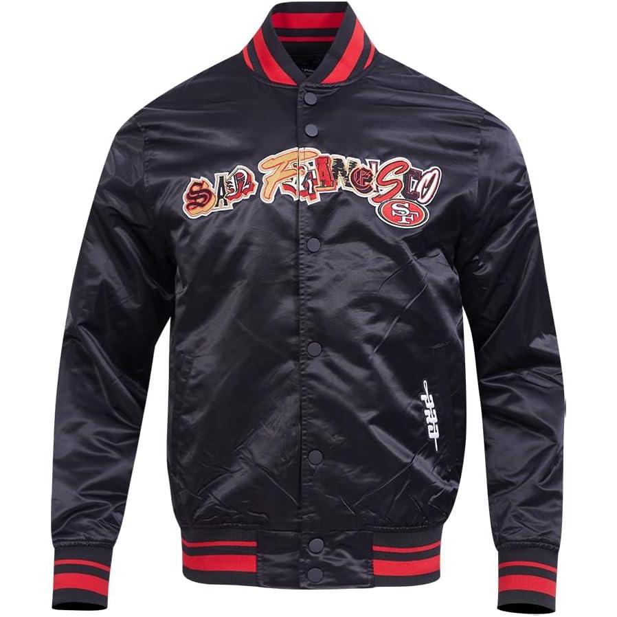 image:imagePro Standard Mens NFL City Signature Leather JacketBlack