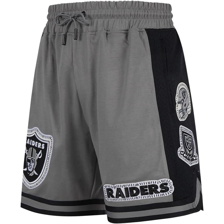 image:imagePro Standard Mens NFL DIY Pick Stitch Athletic ShortGrayBlack