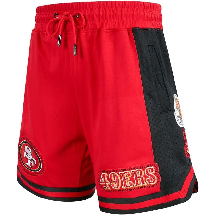 image:imagePro Standard Mens NFL DIY Pick Stitch Athletic ShortRedBlack