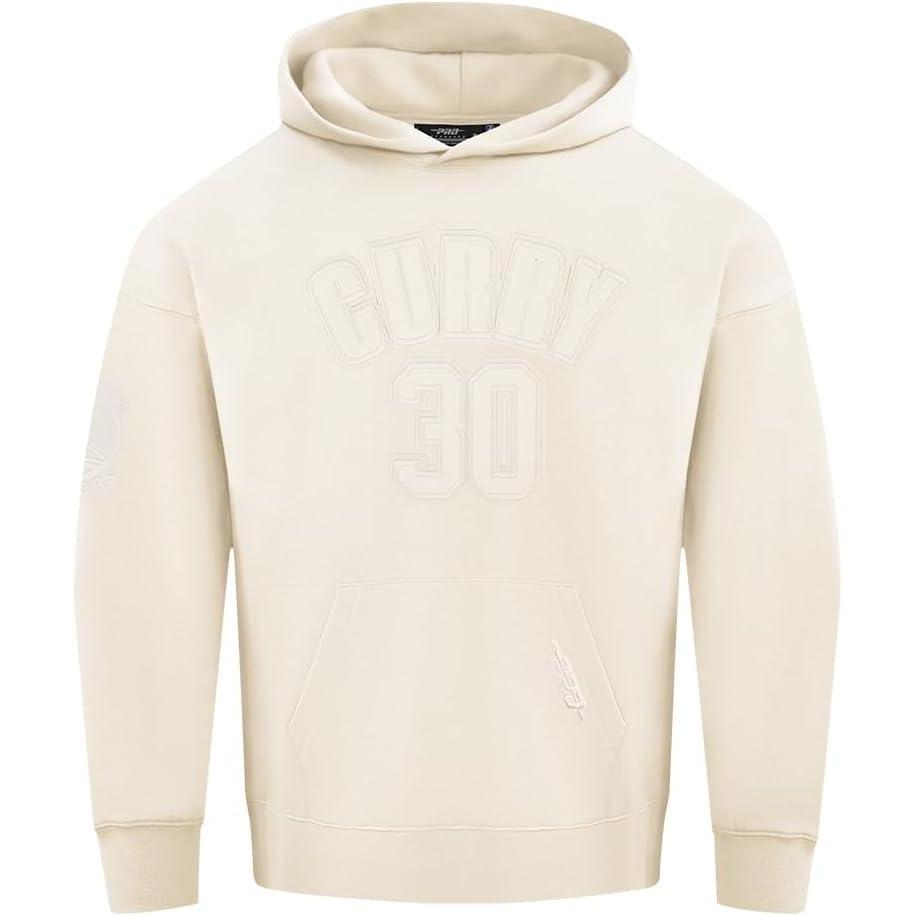 image:imagePro Standard NBA mens Mens Nba Golden State Warriors Neutrals Player Fleece Pull Over HoodieEggshell