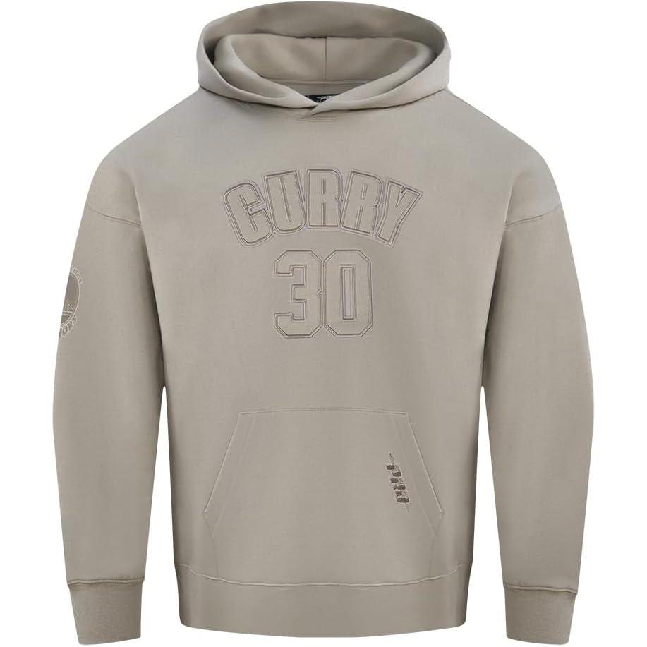 image:imagePro Standard NBA mens Mens Nba Golden State Warriors Neutrals Player Fleece Pull Over HoodieTaupe